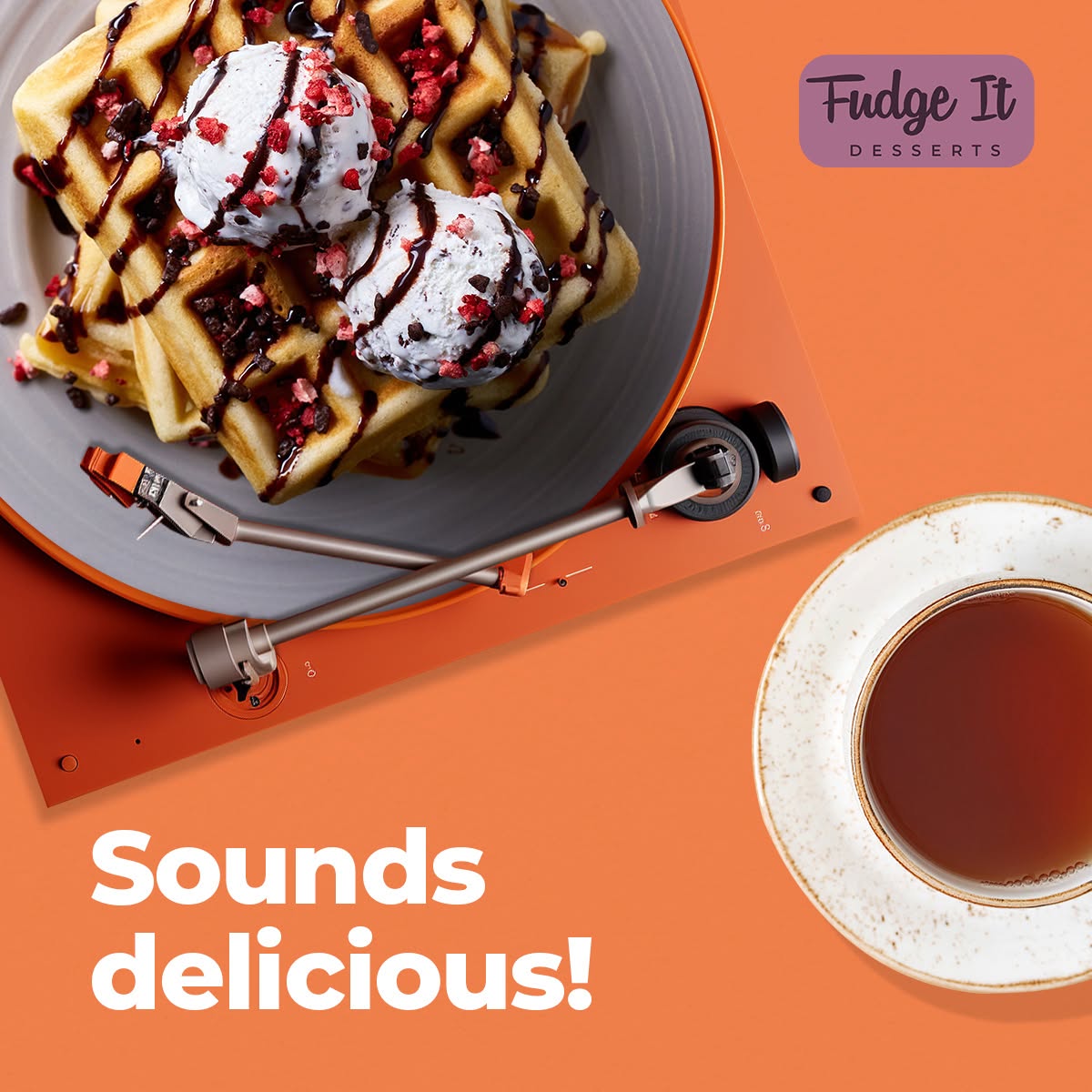Fudge It Glasgow waffle