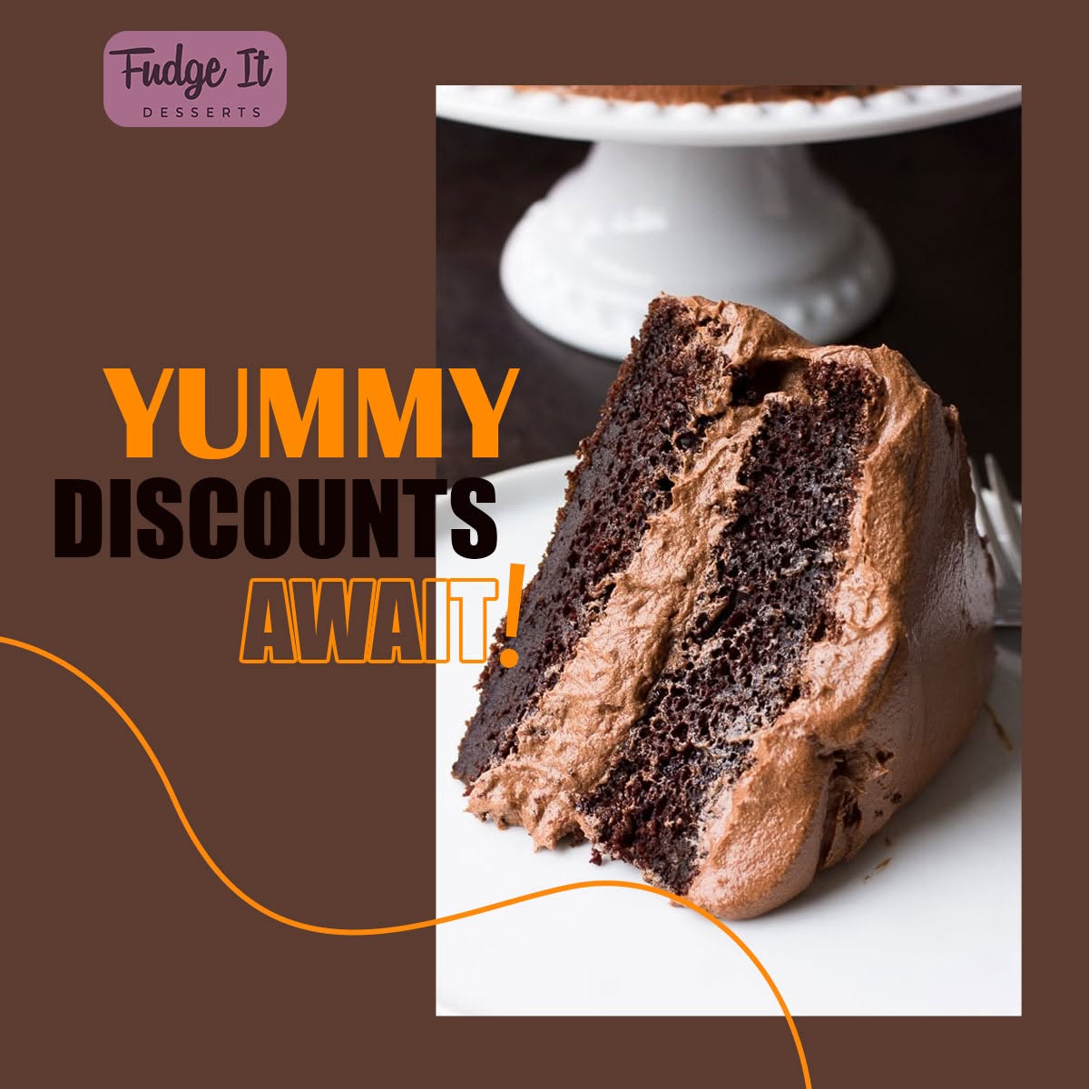 Fudge It Glasgow cake