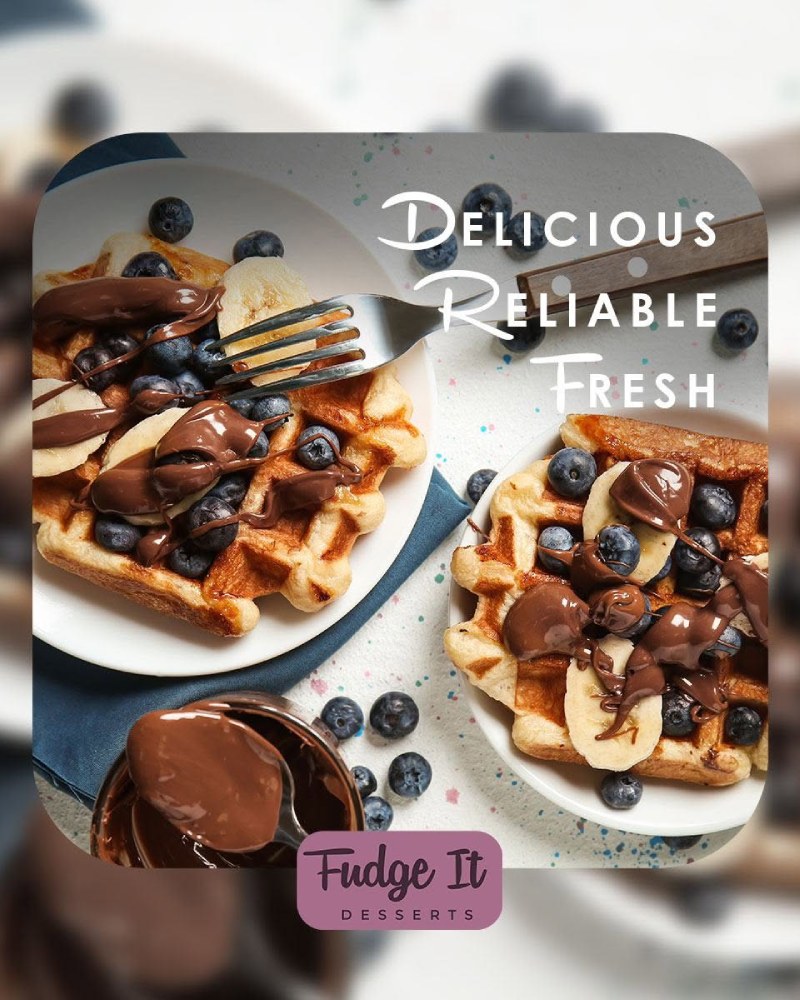 Fudge It Glasgow Waffles
